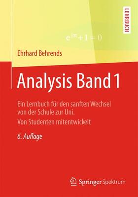 Behrends |  Analysis Band 1 | Buch |  Sack Fachmedien