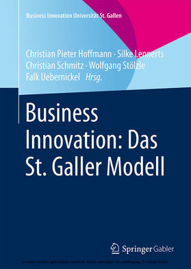 Hoffmann / Lennerts / Schmitz |  Business Innovation: Das St. Galler Modell | eBook | Sack Fachmedien