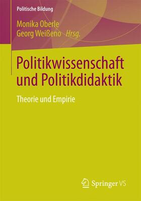 Weißeno / Oberle |  Politikwissenschaft und Politikdidaktik | Buch |  Sack Fachmedien