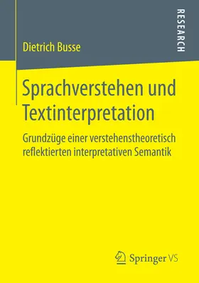 Busse |  Sprachverstehen und Textinterpretation | eBook | Sack Fachmedien