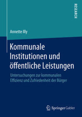 Illy |  Kommunale Institutionen und öffentliche Leistungen | Buch |  Sack Fachmedien