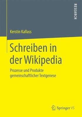 Kallass |  Schreiben in der Wikipedia | Buch |  Sack Fachmedien