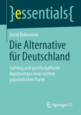 Bebnowski |  Die Alternative für Deutschland | Buch |  Sack Fachmedien