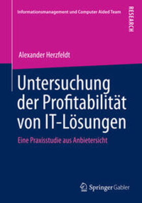 Herzfeldt |  Untersuchung der Profitabilität von IT-Lösungen | Buch |  Sack Fachmedien