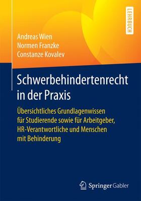 Wien / Kovalev / Franzke |  Schwerbehindertenrecht in der Praxis | Buch |  Sack Fachmedien