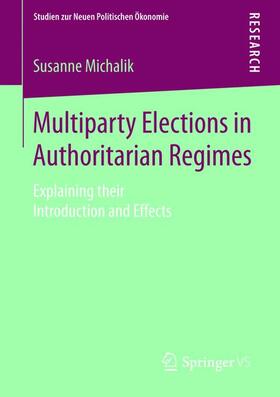 Michalik |  Multiparty Elections in Authoritarian Regimes | Buch |  Sack Fachmedien