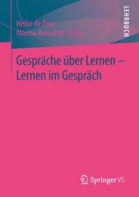 de Boer / Bonanati |  Gespräche über Lernen - Lernen im Gespräch | eBook | Sack Fachmedien