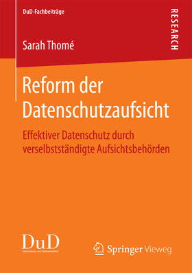 Thomé |  Reform der Datenschutzaufsicht | eBook | Sack Fachmedien