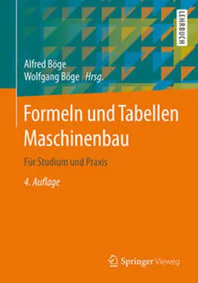 Böge |  Formeln und Tabellen Maschinenbau | eBook | Sack Fachmedien