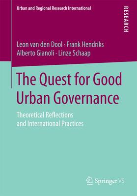 van den Dool / Schaap / Hendriks |  The Quest for Good Urban Governance | Buch |  Sack Fachmedien