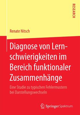 Nitsch |  Diagnose von Lernschwierigkeiten im Bereich funktionaler Zusammenhänge | Buch |  Sack Fachmedien