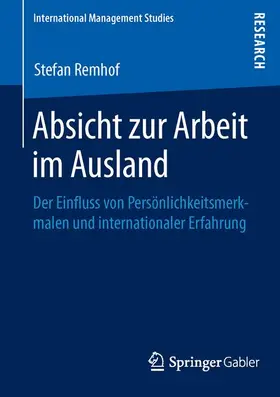 Remhof |  Absicht zur Arbeit im Ausland | Buch |  Sack Fachmedien