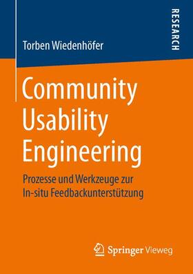 Wiedenhöfer |  Community Usability Engineering | Buch |  Sack Fachmedien