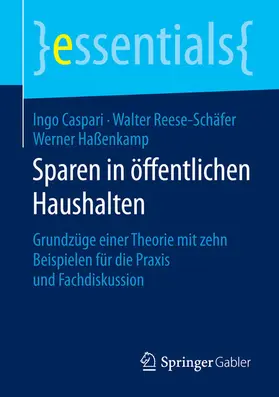 Caspari / Reese-Schäfer / Haßenkamp |  Sparen in öffentlichen Haushalten | eBook | Sack Fachmedien