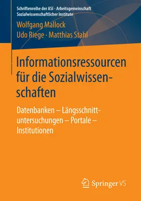 Mallock / Riege / Stahl |  Informationsressourcen für die Sozialwissenschaften | eBook | Sack Fachmedien