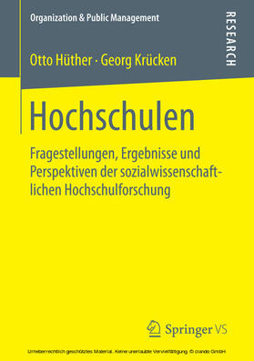 Hüther / Krücken |  Hochschulen | eBook | Sack Fachmedien