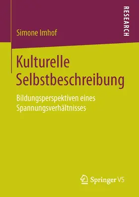 Imhof |  Kulturelle Selbstbeschreibung | Buch |  Sack Fachmedien