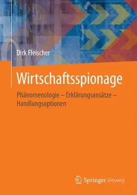 Fleischer |  Wirtschaftsspionage | Buch |  Sack Fachmedien