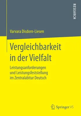 Disdorn-Liesen |  Vergleichbarkeit in der Vielfalt | Buch |  Sack Fachmedien