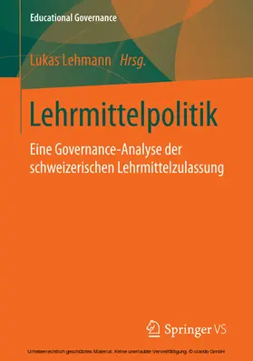 Lehmann |  Lehrmittelpolitik | eBook | Sack Fachmedien