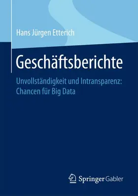 Etterich |  Geschäftsberichte | Buch |  Sack Fachmedien