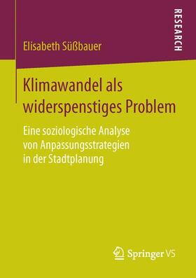 Süßbauer |  Klimawandel als widerspenstiges Problem | Buch |  Sack Fachmedien