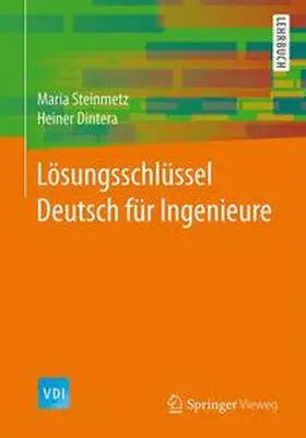 Steinmetz / Dintera |  Lösungsschlüssel Deutsch für Ingenieure | Buch |  Sack Fachmedien