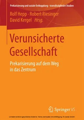 Hepp / Riesinger / Kergel |  Verunsicherte Gesellschaft | eBook | Sack Fachmedien