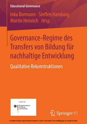 Bormann / Hamborg / Heinrich |  Governance-Regime des Transfers von Bildung für nachhaltige Entwicklung | eBook | Sack Fachmedien