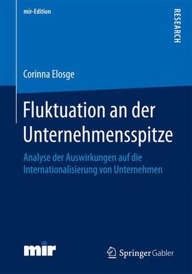 Elosge |  Fluktuation an der Unternehmensspitze | Buch |  Sack Fachmedien