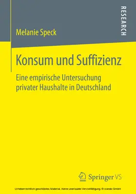 Speck |  Konsum und Suffizienz | eBook | Sack Fachmedien