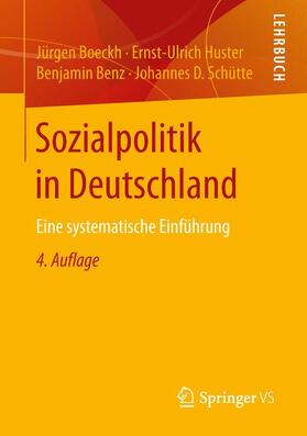 Boeckh / Schütte / Huster |  Sozialpolitik in Deutschland | Buch |  Sack Fachmedien