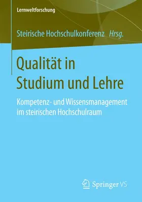 Steirische Hochschulkonferenz |  Qualität in Studium und Lehre | Buch |  Sack Fachmedien