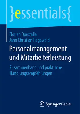 Dorozalla / Hegewald |  Personalmanagement und Mitarbeiterleistung | eBook | Sack Fachmedien