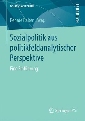 Reiter |  Sozialpolitik aus politikfeldanalytischer Perspektive | Buch |  Sack Fachmedien