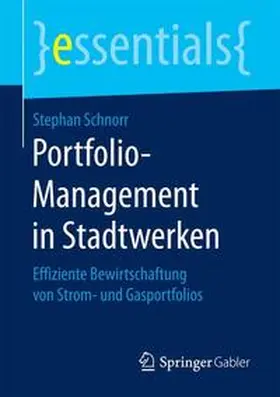 Schnorr |  Portfolio-Management in Stadtwerken | Buch |  Sack Fachmedien