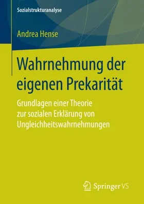 Hense |  Wahrnehmung der eigenen Prekarität | Buch |  Sack Fachmedien