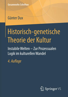 Dux |  Historisch-genetische Theorie der Kultur | eBook | Sack Fachmedien
