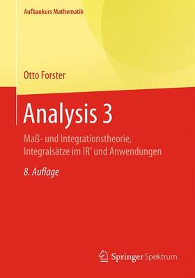 Forster |  Analysis 3 | Buch |  Sack Fachmedien