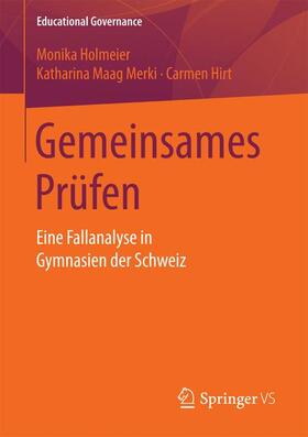 Holmeier / Hirt / Maag Merki |  Gemeinsames Prüfen | Buch |  Sack Fachmedien