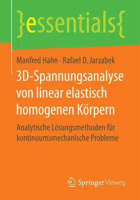 Hahn / Jarzabek |  3D-Spannungsanalyse von linear elastisch homogenen Körpern | eBook | Sack Fachmedien