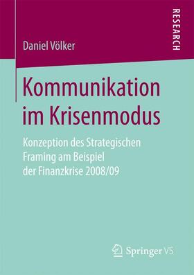 Völker |  Kommunikation im Krisenmodus | Buch |  Sack Fachmedien