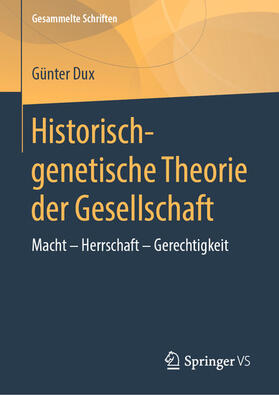 Dux |  Historisch-genetische Theorie der Gesellschaft | eBook | Sack Fachmedien