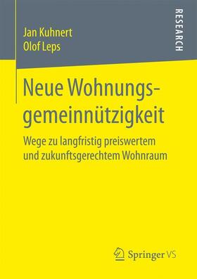 Leps / Kuhnert |  Neue Wohnungsgemeinnützigkeit | Buch |  Sack Fachmedien