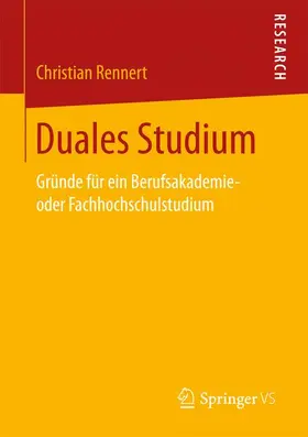 Rennert |  Duales Studium | Buch |  Sack Fachmedien