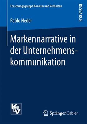 Neder |  Markennarrative in der Unternehmenskommunikation | Buch |  Sack Fachmedien