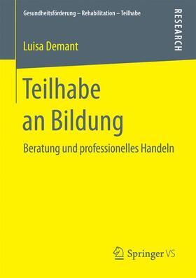 Demant |  Teilhabe an Bildung | Buch |  Sack Fachmedien