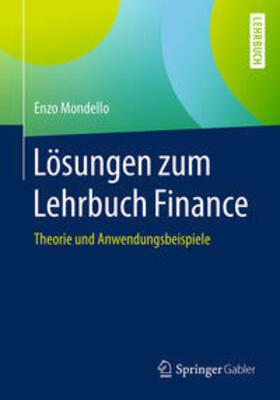 Mondello |  Lösungen zum Lehrbuch Finance | eBook | Sack Fachmedien