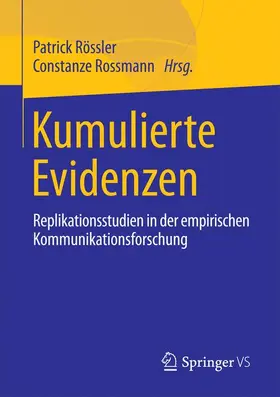 Rossmann / Rössler |  Kumulierte Evidenzen | Buch |  Sack Fachmedien