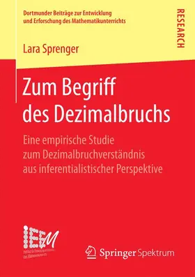 Sprenger |  Zum Begriff des Dezimalbruchs | Buch |  Sack Fachmedien